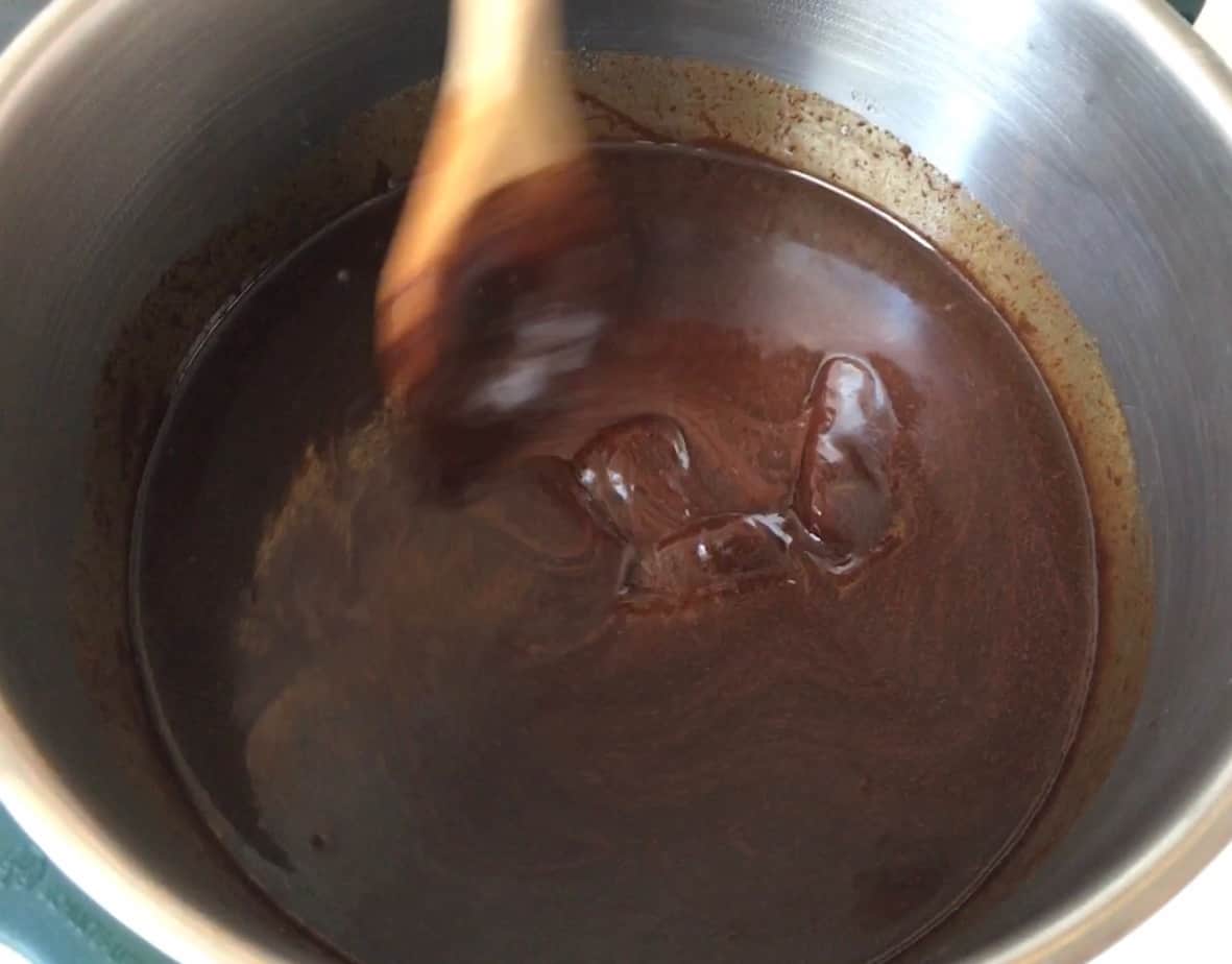Brownies - Schokolade schmelzen