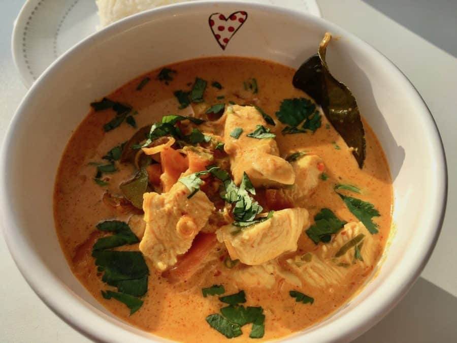 Thai red Curry mit Hähnchen
