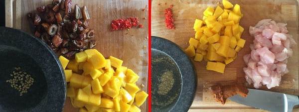 Tamarinde Mango Curry kochen